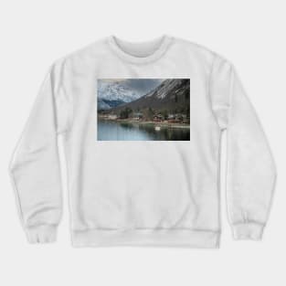 Norwegian Fjord in Winter Crewneck Sweatshirt